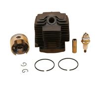 BTFWM Kit candela cilindro pistone da 41,5 mm e 44 mm, for decespugliatore TH43 TH48 Ricambi Ricambi per macchine da giardino(TH48 44MM)
