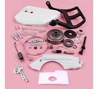 BTFWM Kit di riparazione della protezione del tamburo della frizione del freno della catena, parte di ricambio for motosega, for STIHL, MS180 MS170 018 017 MS 180 170 Maniglia del freno della motosega