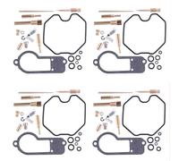 BTFWM Kit di riparazione for ricostruzione carburatore moto da 4 set CB550 CB550K Four 1977 1978 Kit di riparazione del carburatore per motocicletta