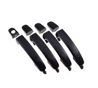 BTFWM Maniglia esterna for portiera cromata o nera, for Ranger, for Everest, T6 T7, for, Bt50 Bt-50 2012 2013 2014 2015 2016 2017 2018 2019 2020 maniglia di ricambio per porta(Chrome Rear Pair)