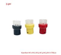 BTFWM Nuova potente spazzola for la pulizia dell'ugello SC1 SC2 SC3 SC4 SC5 SC7 CTK10 CTK20 Spazzole for la pulizia della testa dell'aspirapolvere a vapore Parti Accessori per pulitori a vapore(3 pc)