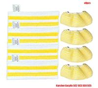 BTFWM Nuovo straccio in microfibra for mocio a vapore Spazzola for la testa EasyFix SC2 SC3 SC4 SC5 Accessori for aspirapolvere portatile Raschietto for vetri Accessori per pulitori a vapore(Set12)