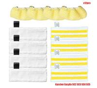 BTFWM Nuovo straccio in microfibra for mocio a vapore Spazzola for la testa EasyFix SC2 SC3 SC4 SC5 Accessori for aspirapolvere portatile Raschietto for vetri Accessori per pulitori a vapore(Set14)