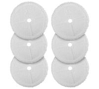 BTFWM Panni di ricambio for mocio a vapore, for Bissell, for la serie 3115 2859 SpinWave Wet and Dry Robot Vacuum Panni riutilizzabili, confezione da 6 Accessori per pulitori a vapore
