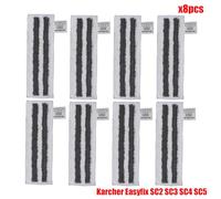 BTFWM Panni in microfibra for mocio a vapore for EasyFix SC2 SC3 SC4 SC5 Parti for aspirapolvere portatile Testina spazzola Raschietto for vetro Accessori per pulitori a vapore(Set10)