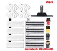 BTFWM Panni in microfibra for mocio a vapore for EasyFix SC2 SC3 SC4 SC5 Parti for aspirapolvere portatile Testina spazzola Raschietto for vetro Accessori per pulitori a vapore(Set1)