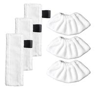 BTFWM Panno for la pulizia del mocio a vapore, copripanno di ricambio, accessori for EasyFix SC2 SC3 SC4 SC5, pezzi di ricambio for pulitore for mocio Accessori per pulitori a vapore(6pcs-02)