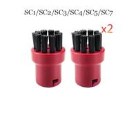 BTFWM Piccola spazzola rotonda Spazzola in nylon Spazzola con testa Spazzola in rame Macchina for la pulizia a vapore SC1 SC2 SC3 SC4 SC5 SC7 CTK10 CTK20 Parte Accessori per pulitori a vapore(2pcs-02)