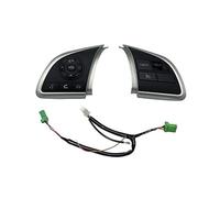 BTFWM Pulsante interruttore di controllo del volante multifunzione per auto Cruise, per audio per interruttori lettore per Android Kit pulsanti al volante(BLACK For ASX 13 18)
