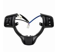 BTFWM Pulsanti dell'interruttore di controllo del volante multifunzione per auto volume telefono, per TOYOTA Yaris 2012-2018 Verso S 2012-2014 Kit pulsanti al volante(Schwarz)