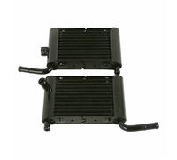 BTFWM Raffreddamento del radiatore dell'acqua del radiatore della carenatura inferiore ventilata del motociclo, for Harley, Touring Twin Cam FLHT 2014-2020 Radiatore per moto
