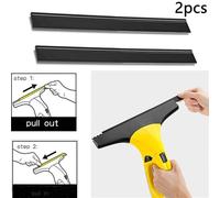 BTFWM Raschietti Aspirapolvere a battente Lame in gomma for tergipavimento WV50 WV60 WV70 WV75 WV2 WV5 Parti for pulitore a vapore 280mm Accessori per pulitori a vapore(2pcs 170mm)