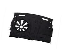 BTFWM Tappetino for bagagliaio auto, imbottitura isolante, isolamento termico e acustico, cotone, for , for A4 B9 2017 2018 2019 2020 isolamento acustico del cofano(BLACK With Holes)