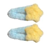 Btgghytr 1 paio di fermagli per capelli a forma di stella in peluche per fotografia per donne e ragazze sguardo frangia scattare foto clip per lo styling dei capelli per donne e ragazze