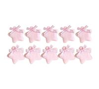 Btgghytr 1 pz/1 paio/10 pezzi clip per capelli a forma di stella in peluche fiocco forcina per donne ragazze scattare foto coda di cavallo frangia slip clip per capelli per donne e ragazze