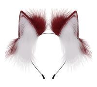 Btgghytr Cerchietto per donne e ragazze pieghevole con orecchie da bestia per donne giochi di ruolo anime cameriera fasce per feste costume ragazza Cosplay copricapo carino accessori per capelli