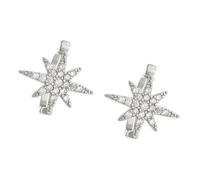 Btgghytr Clip per auricolari alla moda a forma di stella, non perforante, adatta per donne giovani che cercano clip versatile alla moda, Misura unica, come descritto, come descritto