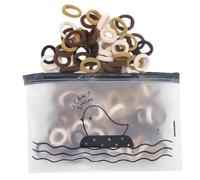 Btgghytr Elastici per coda di cavallo, 100 pezzi, per donne e ragazze, colori assortiti, elastici per coda di cavallo, perfetti per qualsiasi