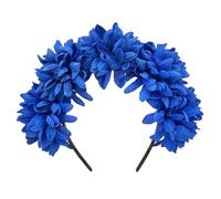 Btgghytr Fascia per capelli da donna e ragazza, elegante, con tessuto morbido, accessorio per capelli con fiori, accessori per capelli per feste di nozze, cosplay, accessori per capelli carini