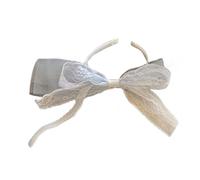 Btgghytr Fascia per capelli per donne e ragazze, accessorio per capelli alla moda con fiocco, fascia in pizzo carino con farfalla per donne da indossare tutti i giorni graziosa fascia per capelli