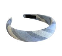 Btgghytr Fascia per capelli per donne e ragazze, con fiocco blu, in morbida spugna, accessorio per capelli per donne, adolescenti, ragazze, elegante e dolce