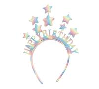 Btgghytr Fascia per capelli per donne e ragazze con stelle scintillanti per compleanno copricapo Capodanno puntelli karaoke festa carina accessori per capelli