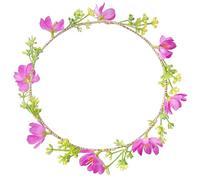 Btgghytr Fascia per capelli per donne e ragazze, decorazione per capelli da sposa, ghirlanda floreale per spiaggia, viaggi o festival musicali, migliora il tuo look, accessorio per capelli carino