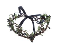 Btgghytr Fascia per capelli per donne e ragazze, temperamento a forma di foglie, stile barocco, cerchietto per capelli da sposa donna per feste di nozze copricapo con ciondolo con strass carino fascia