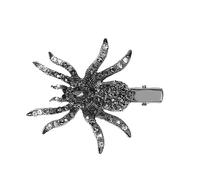 Btgghytr Fermaglio per capelli a forma di pipistrello/ragni, per ragazze, punk, a becco d'anatra, per coda di cavallo, per donne e ragazze