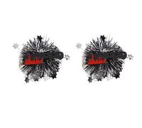 Btgghytr Fermaglio per capelli per feste di Halloween, per bambini, divertente, con ragni/pipistrello, in rete, antiscivolo, per feste, per donne e ragazze