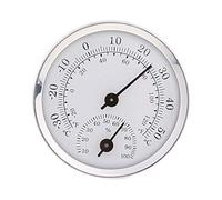 Btgghytr Grande termometro-igrometro da parete -30 ~ 50 ℃ Misuratore di umidità della temperatura montato a parete per interni