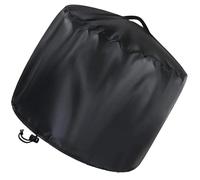 Btgghytr Pratiche protezioni per pozzo Rivestimento in PVC impermeabile antivento con coulisse Design Soluzione di stoccaggio pieghevole Maniglia rinforzata Coperchio della fossa