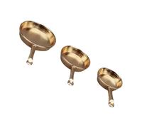 Btgghytr Set di 3 padelle in miniatura per case delle bambole, scala 1:12, accessori da cucina, progetti fai da te, decorazione per modelli, accessori da cucina