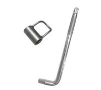 Btgghytr Set di chiavi per smontaggio valvole ad angolo Set di leve estese Strumento in acciaio al carbonio ad alta resistenza per valvole ostinate Rimozione manuale Tubi Chiavi di manutenzione