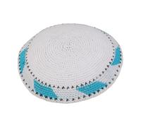 Btgghytr Yarmulke Skullcap in poliestere leggero, traspirante, confortevole, per cerimonie, uso quotidiano e sinagoga, C, 14 cm