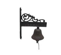 BTGYTTKL Campanello Rustico Campanello rustico da appendere alla parete, stile vintage, for cancello anteriore, esterno, decorazione antica for la casa(Pattern A)