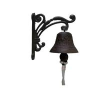 BTGYTTKL Campanello Rustico Campanello rustico da appendere alla parete, stile vintage, for cancello anteriore, esterno, decorazione antica for la casa(Pattern B)