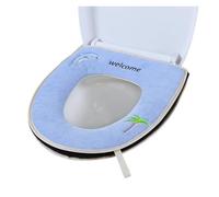 BTGYTTKL Copri Tavoletta WC Copriwater in Peluche Modelli Universale Impermeabile Anello WC Cerniera Lavabile Tappetino da Bagno Sedile Decorativo(Color-13)