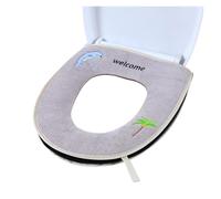 BTGYTTKL Copri Tavoletta WC Copriwater in Peluche Modelli Universale Impermeabile Anello WC Cerniera Lavabile Tappetino da Bagno Sedile Decorativo(Color-15)