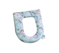 BTGYTTKL Copri Tavoletta WC Copriwater Lavabile, Impermeabile, copriwater Closestool, a Forma di O, for Bidet, Accessori for Il Bagno(Color-B)