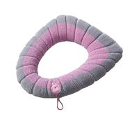 BTGYTTKL Copri Tavoletta WC Cuscino for Sedile WC Tessuto Morbido for Tenere al Caldo Copriwater Universale Elastico Coprisedile Forniture for Il Bagno(Color-3)