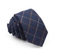 BTGYTTKL Cravatte Da Uomo Cravatte da uomo classiche in cotone 6 cm cravatte sottili fatte a mano a righe scozzesi for feste di matrimonio formali aziendali(19)