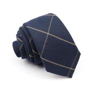 BTGYTTKL Cravatte Da Uomo Cravatte da uomo classiche in cotone 6 cm cravatte sottili fatte a mano a righe scozzesi for feste di matrimonio formali aziendali(16)