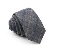 BTGYTTKL Cravatte Da Uomo Cravatte da uomo classiche in cotone 6 cm cravatte sottili fatte a mano a righe scozzesi for feste di matrimonio formali aziendali(11)