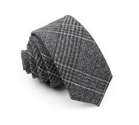 BTGYTTKL Cravatte Da Uomo Cravatte da uomo classiche in cotone 6 cm cravatte sottili fatte a mano a righe scozzesi for feste di matrimonio formali aziendali(12)