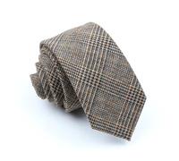 BTGYTTKL Cravatte Da Uomo Cravatte da uomo classiche in cotone 6 cm cravatte sottili fatte a mano a righe scozzesi for feste di matrimonio formali aziendali(10)