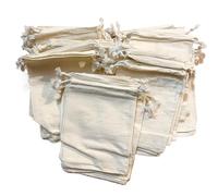 BTGYTTKL Sacchetti Cotone Sacchetti di Cotone da 20 Pezzi con Regalo Natale Coulisse for Confezionare Prodotti Sacchi della Spesa Varie Dimensioni(8x10cm)