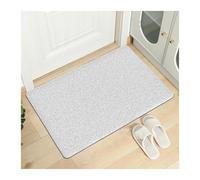 BTGYTTKL Zerbino Ingresso Esterno Zerbino ad anello in seta tinta unita con base antiscivolo for ingressi di casa, ideale for porte o corridoi esterni. Rimozione della polvere domestica(Color 02)