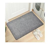 BTGYTTKL Zerbino Ingresso Esterno Zerbino ad anello in seta tinta unita con base antiscivolo for ingressi di casa, ideale for porte o corridoi esterni. Rimozione della polvere domestica(Color17)