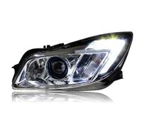 BTHMGBAE Fari Anteriori Per Buick Per Regal Fari Auto A LED Per Opel Per Insignia Fari Anteriori Angel Eye A LED DRL Luce Anteriore Lente Bi-Xeno Kit Xenon HID Faro Principale(8000K,Left hand drive)